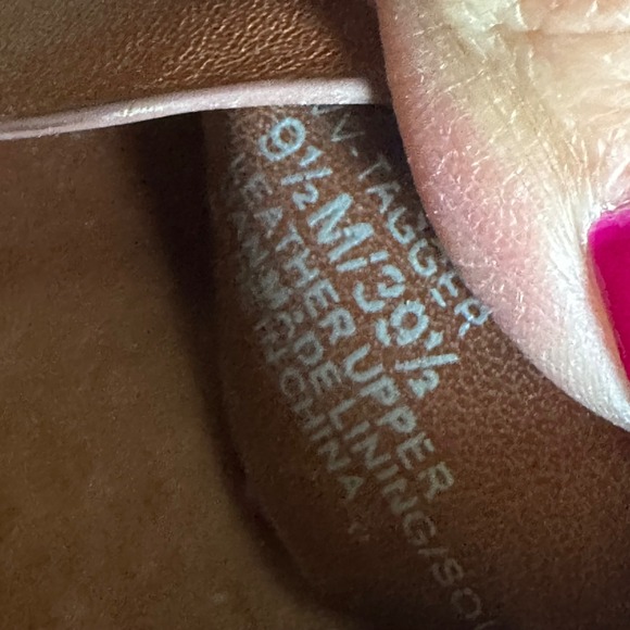 Vince Camuto Leather Espadrille Wedge Sandals Bundle Lot Black Tan 2 Pairs 9.5 - Picture 11 of 11